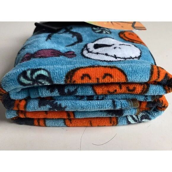 Set Of 2 Disney Nightmare Before Christmas Hand Towels Jack Skellington NEW - Picture 7 of 11